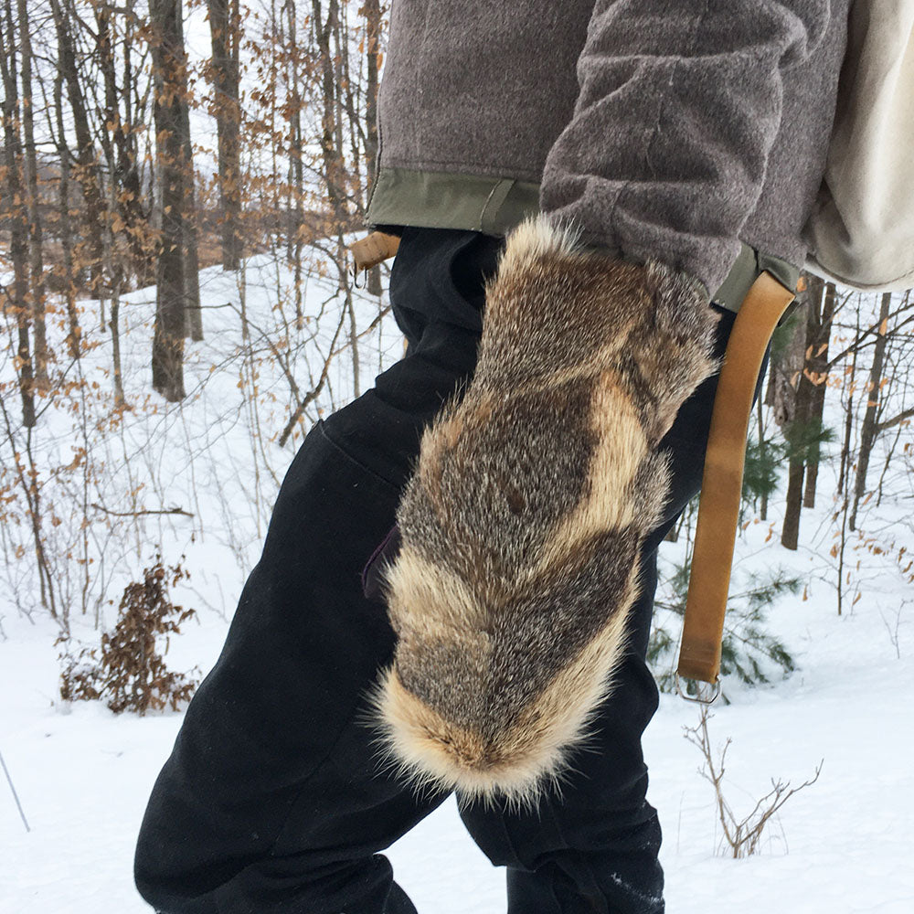 Real Fur Mittens Canada made from reclaimed fur coats
