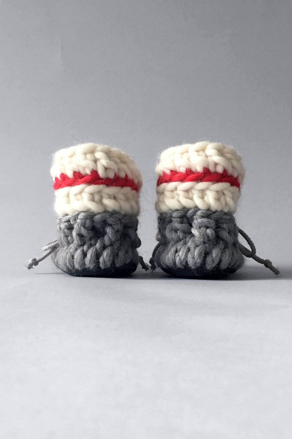 merino wool sock monkey booties for baby