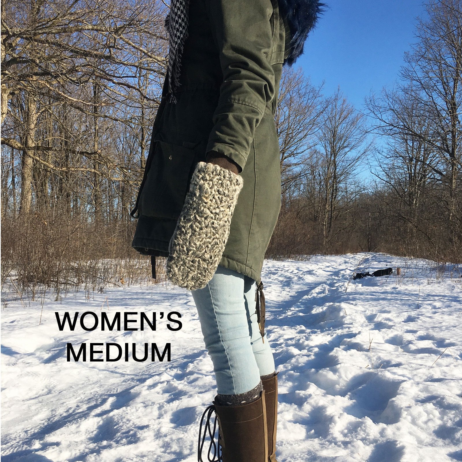 Warmest Eco Friendly Mittens, Women's Real Fur Mittens Canada