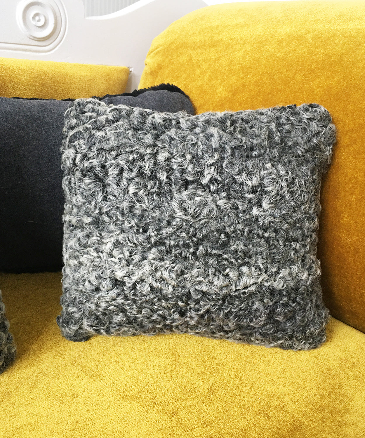 Small Reclaimed Fur Neck or Travel Pillow - Various Sizes