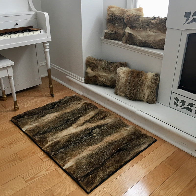 Coyote Real Fur Blanket What should I do with my fur coat?