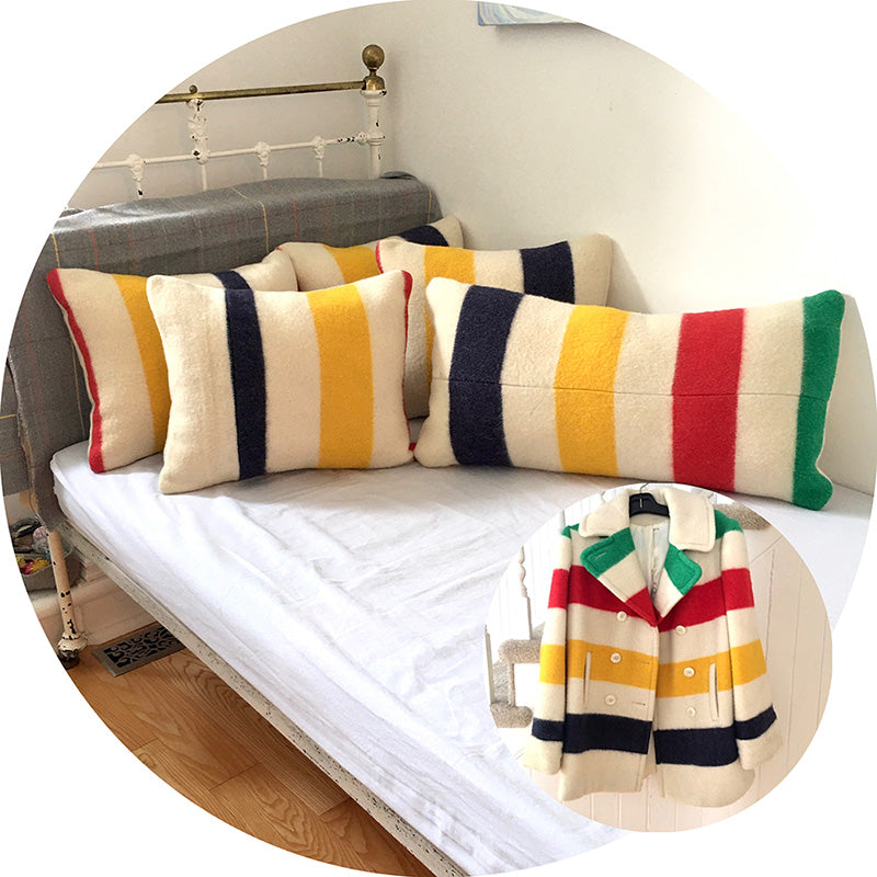 Upcylced Hudson's Bay Point Blanket