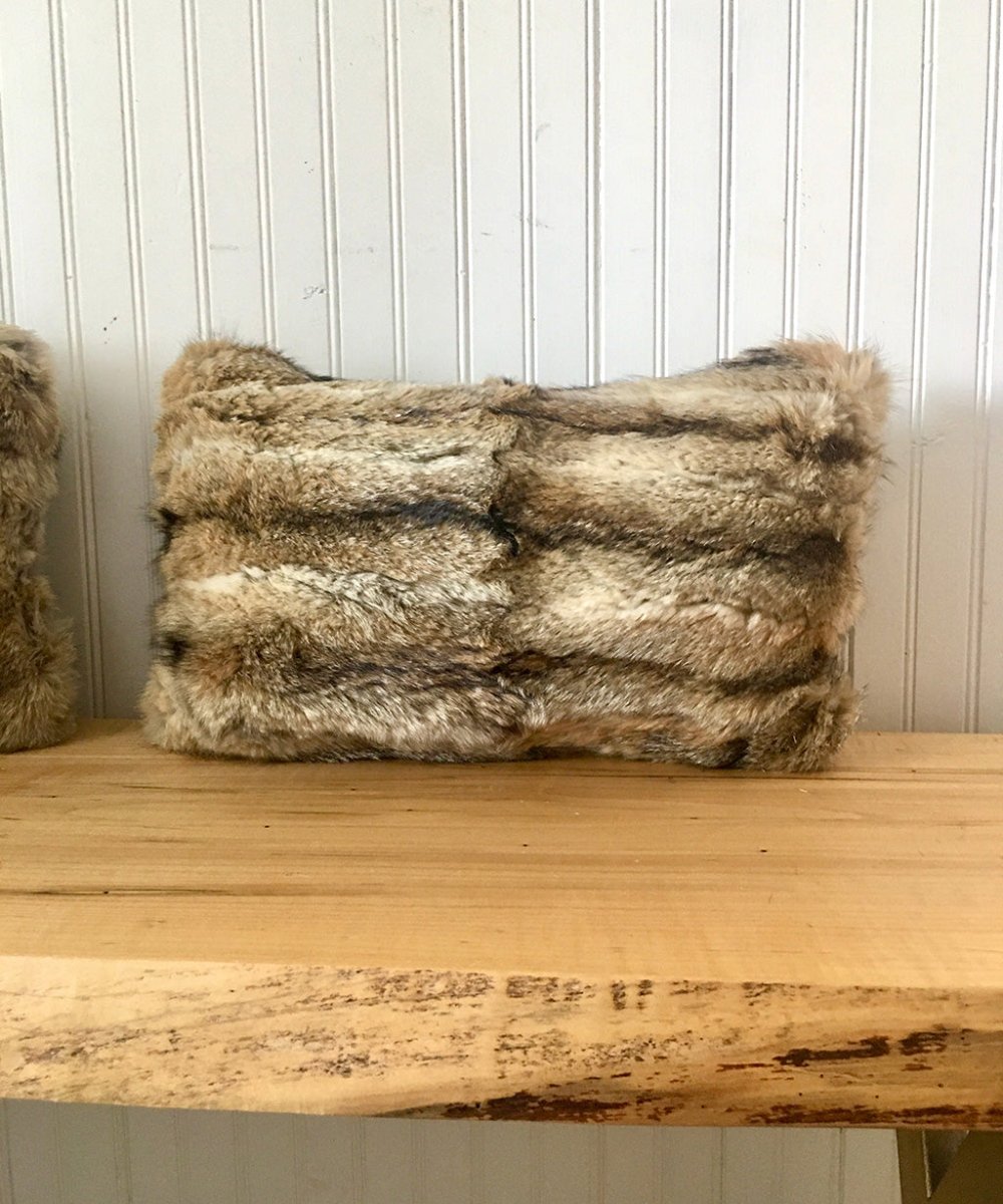Reclaimed Wolf Fur Accent Pillows - Muffle - Up!