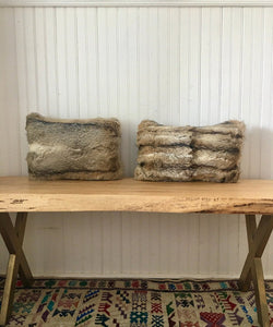Reclaimed Wolf Fur Accent Pillows - Muffle - Up!