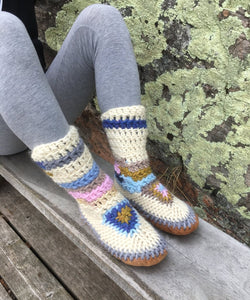 The Muffle - Boot: Happy Feet Pastels - Muffle - Up!