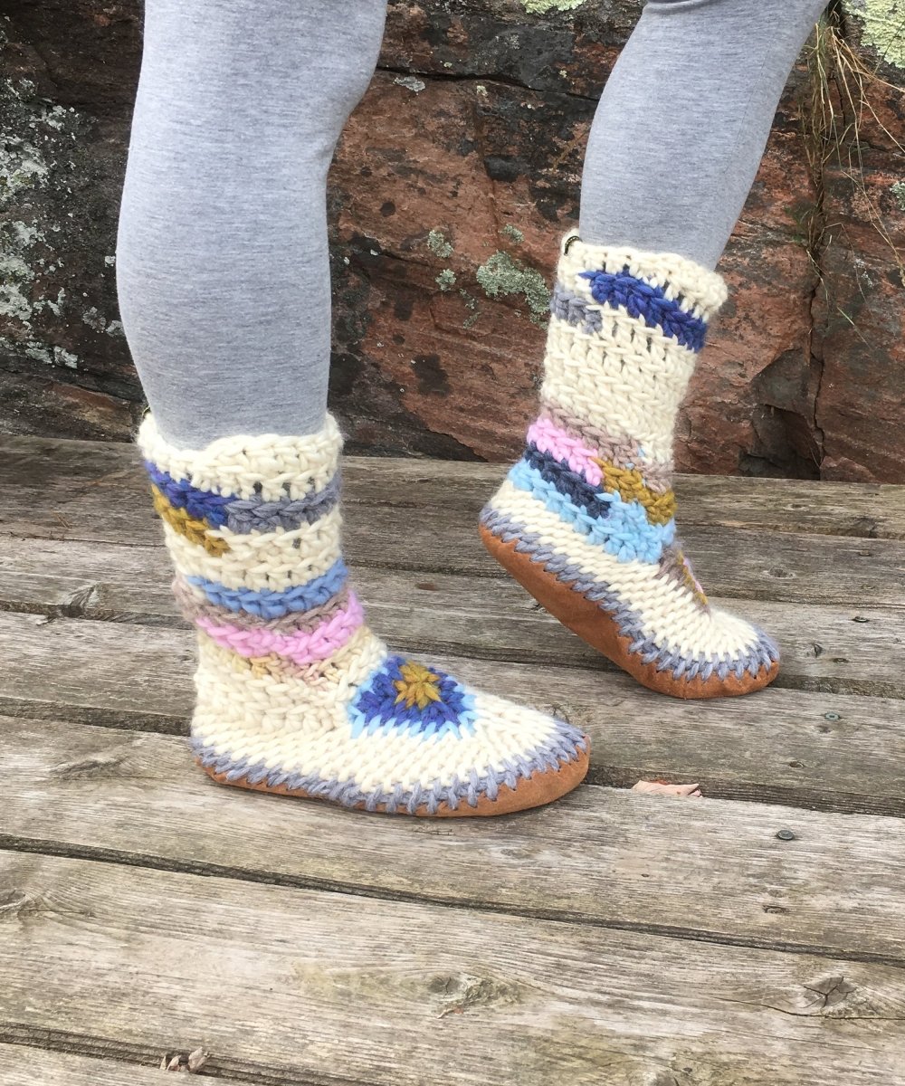 The Muffle - Boot: Happy Feet Pastels - Muffle - Up!