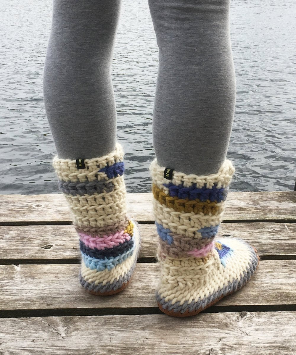 The Muffle - Boot: Happy Feet Pastels - Muffle - Up!