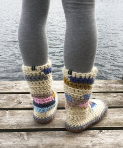 The Muffle - Boot: Happy Feet Pastels - Muffle - Up!