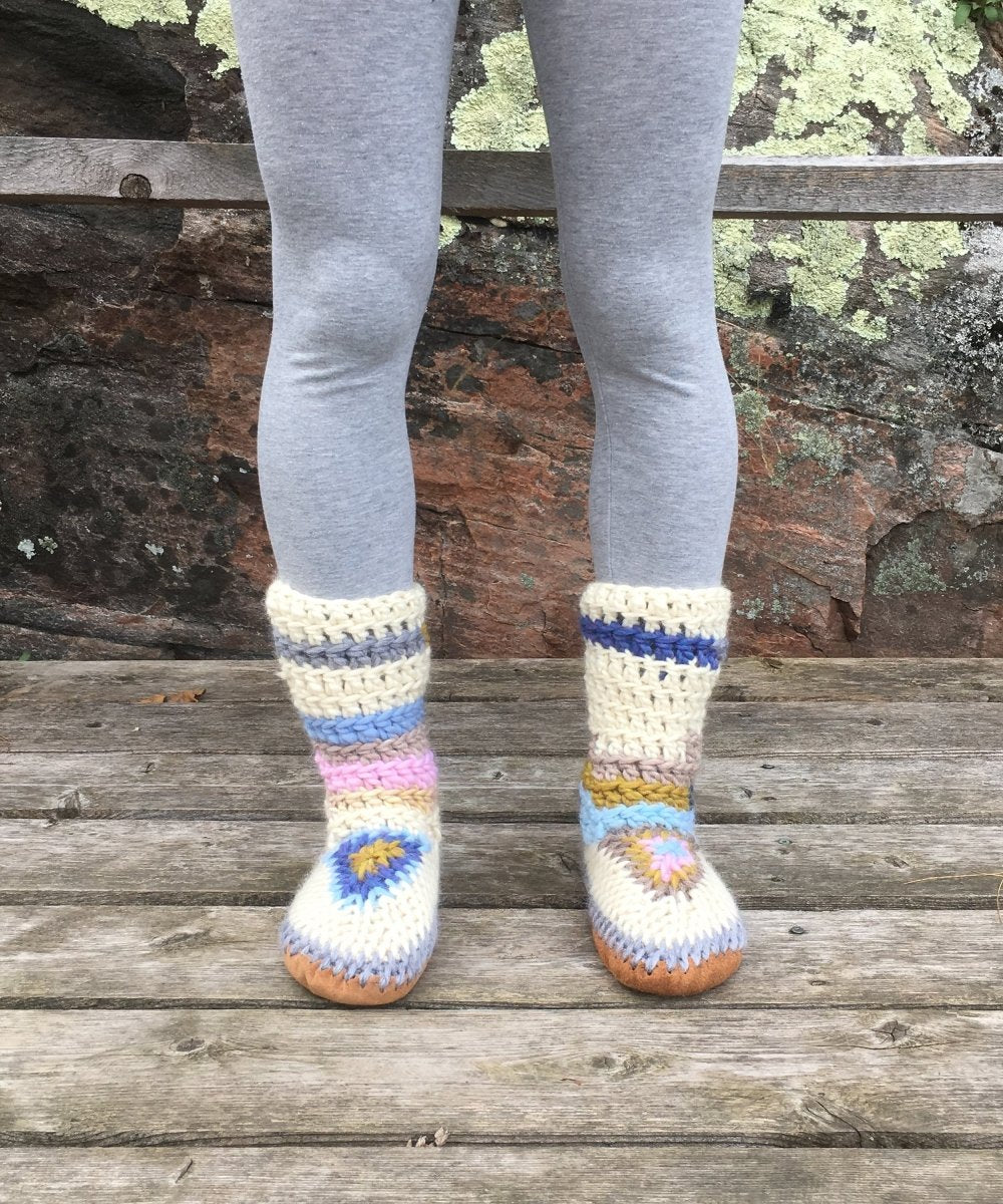 The Muffle - Boot: Happy Feet Pastels - Muffle - Up!