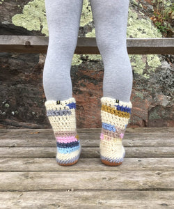 The Muffle - Boot: Happy Feet Pastels - Muffle - Up!