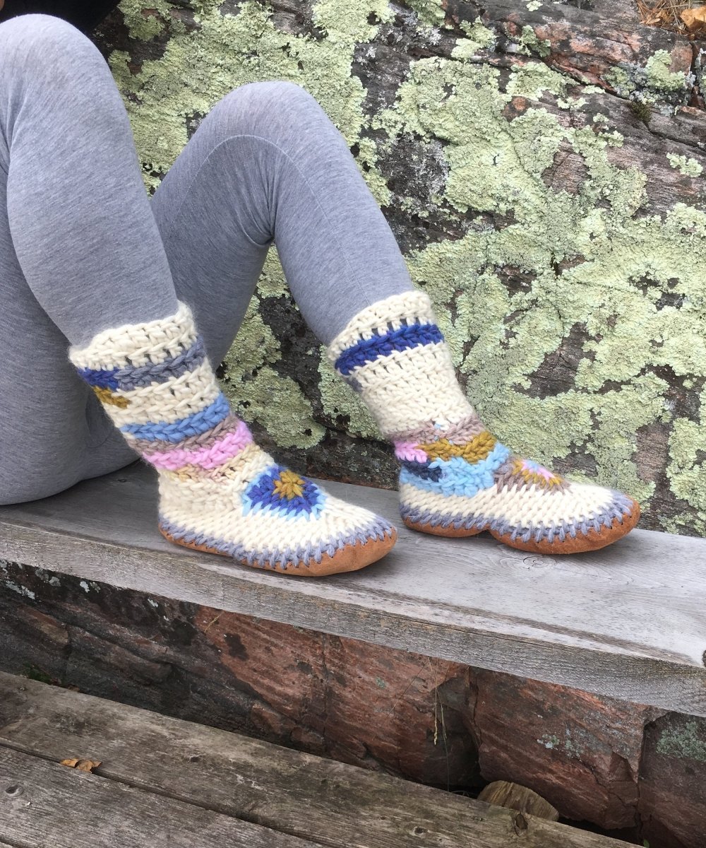The Muffle - Boot: Happy Feet Pastels - Muffle - Up!