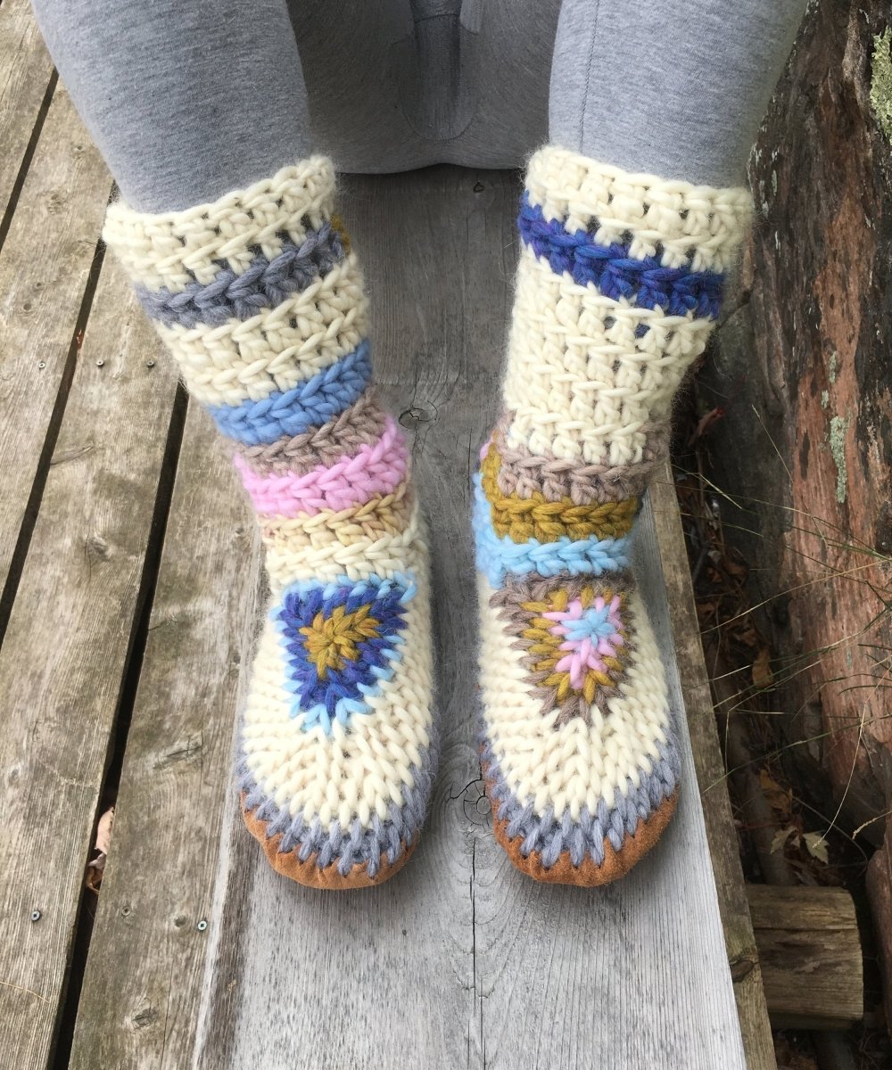 The Muffle - Boot: Happy Feet Pastels - Muffle - Up!