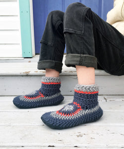 Men's size 15 wool slippers handmade
