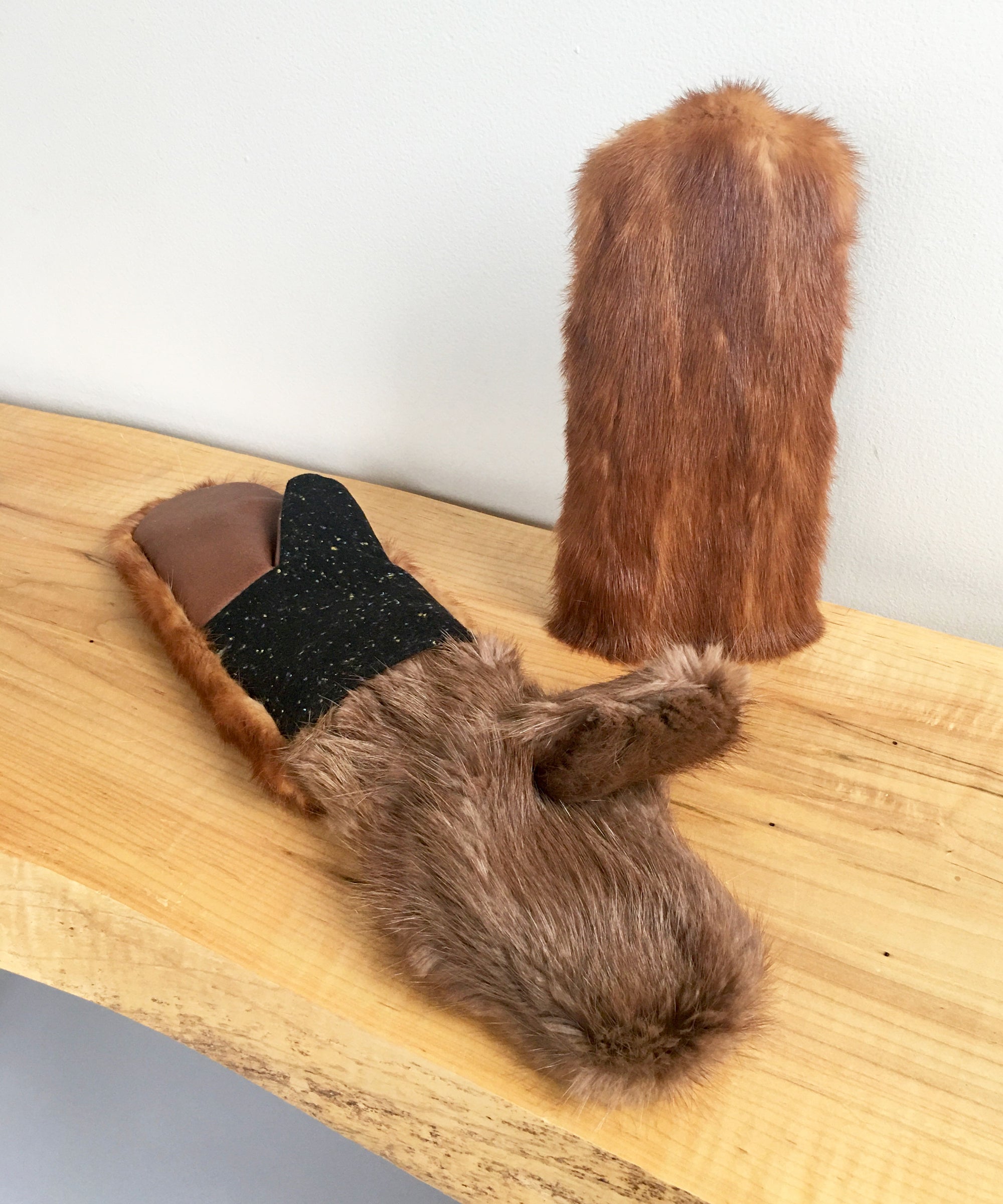 Best Winter Mitten for Extreme Cold, Real Fur Mittens made in Canada