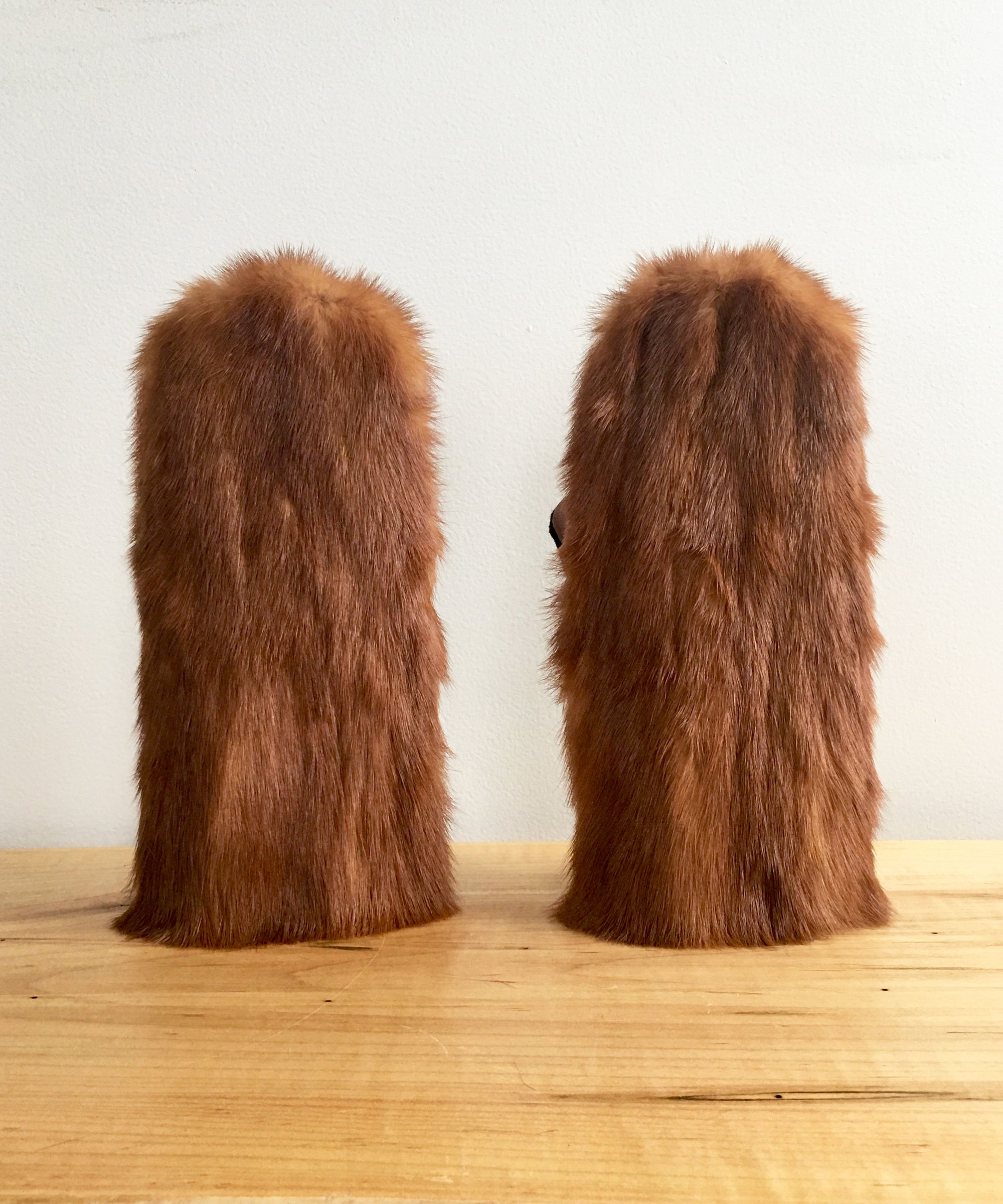 Eco Friendly Real Fur Mittens with Fur Lining made in Canada